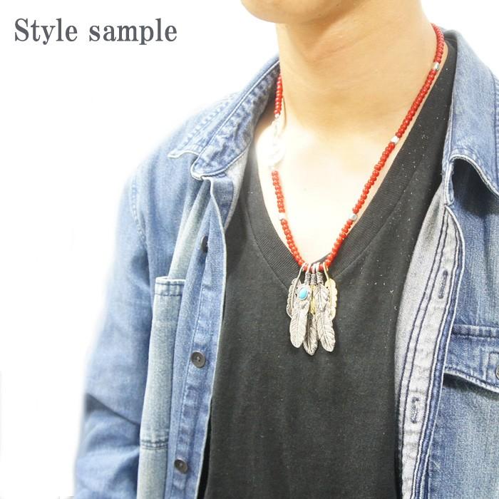 ネックレス メンズ メンズネックレス 芸能人着用モデル ホワイトハーツメタルビーズフェザーネックレス ゴローズタイプ ネイティブアメリカン 三代目 Whiteheartsmetalbeadsfeatherneck かわいいアクセサリー販売over Rag 通販 Yahoo ショッピング