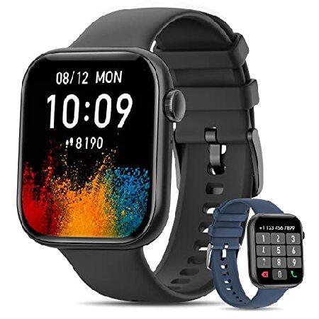 海外限定商品も取り扱っております！【特別価格】Smart Watch Men(Answer/Make Calls), 2022 Newest 1.8'' Bluetooth Smart Watch for Android iPhones, IP68 Waterproof Outdoor Fitness T並行輸入