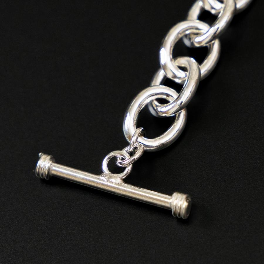 シルバー925 チェーン ブレスレット T字留め具 おしゃれ silver