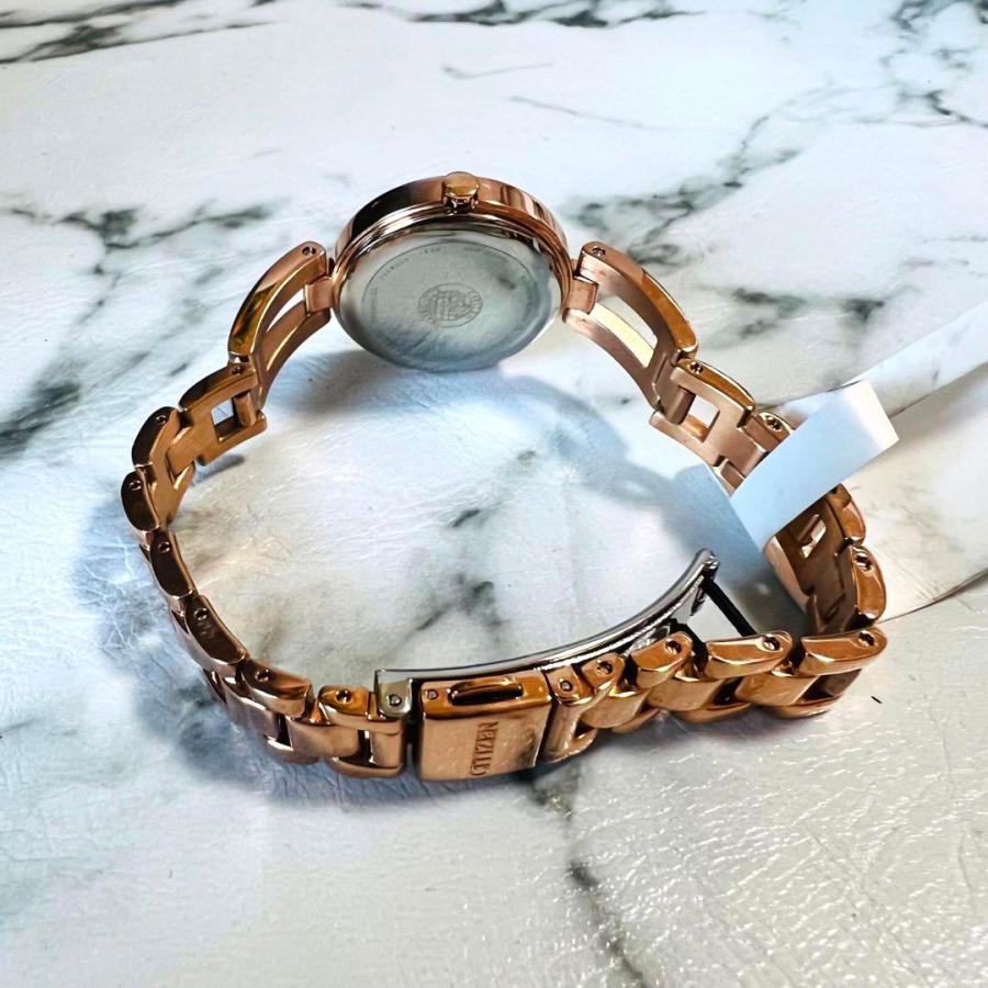 シチズン CITIZEN エコドライブ ローズゴールド アクシオン 女性