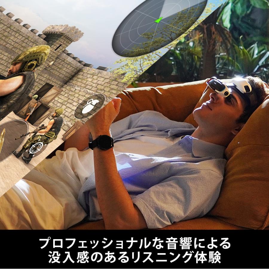 GOOVIS ART 4K VRヘッドセット ブラック 軽量 近視対応 100インチ相当