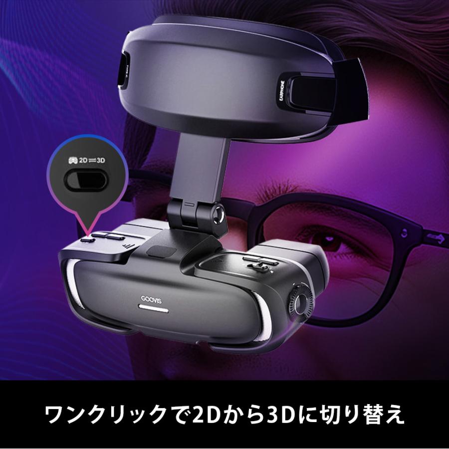 GOOVIS ART 4K VRヘッドセット ホワイト 軽量 近視対応 100