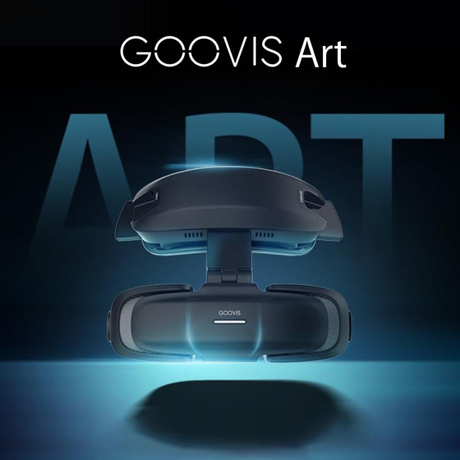 GOOVIS ART 4K VRヘッドセット ホワイト 軽量 近視対応 100インチ相当 高精細大画面 3D映画 テレワーク ゲーミング FPVドローン ブルーライトカット 3D/2D切替 |  | 03