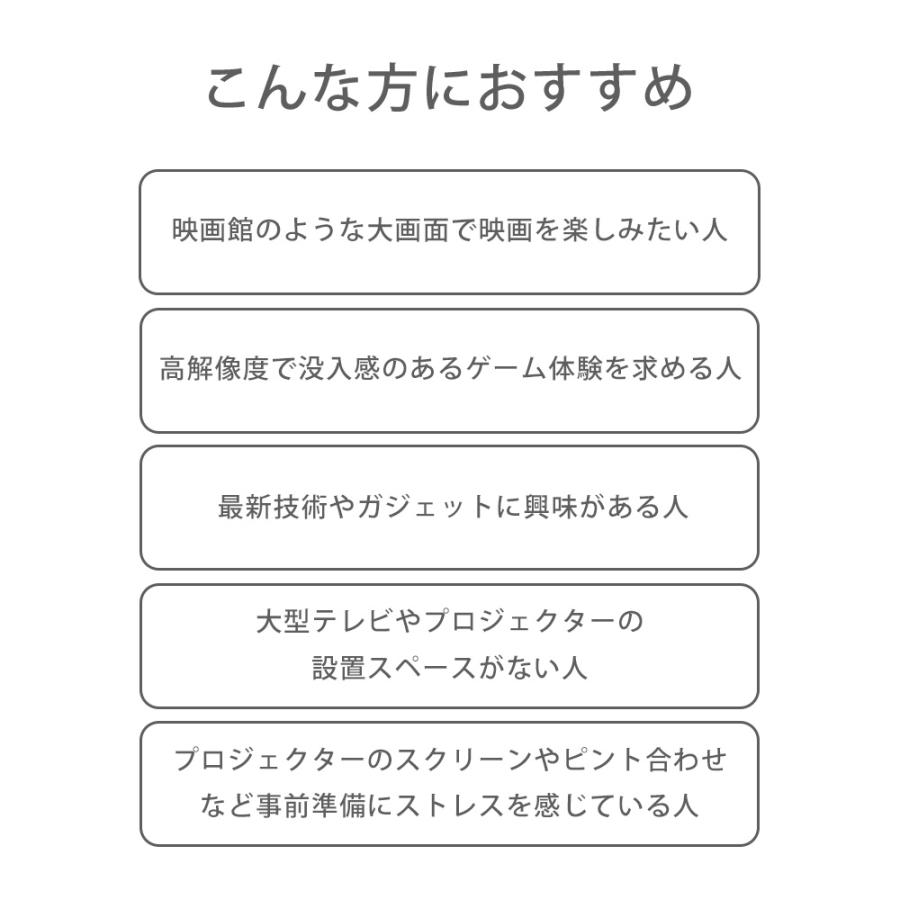 GOOVIS G3 MAX 単体 HMD ヘッドマウントディスプレイ プライベートシアター ゴーグル ヘッドセット  目が疲れない |  | 07