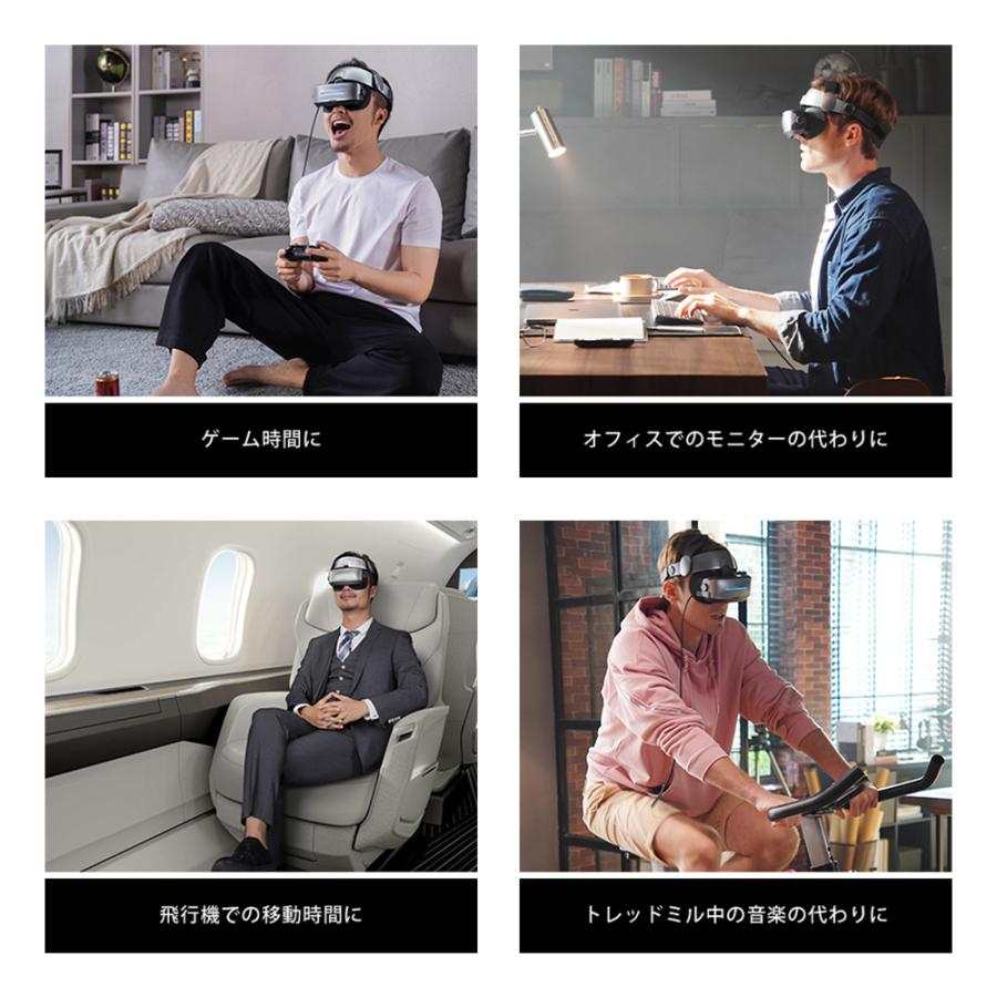GOOVIS G3 MAX 単体 HMD ヘッドマウントディスプレイ プライベートシアター ゴーグル ヘッドセット  目が疲れない |  | 09