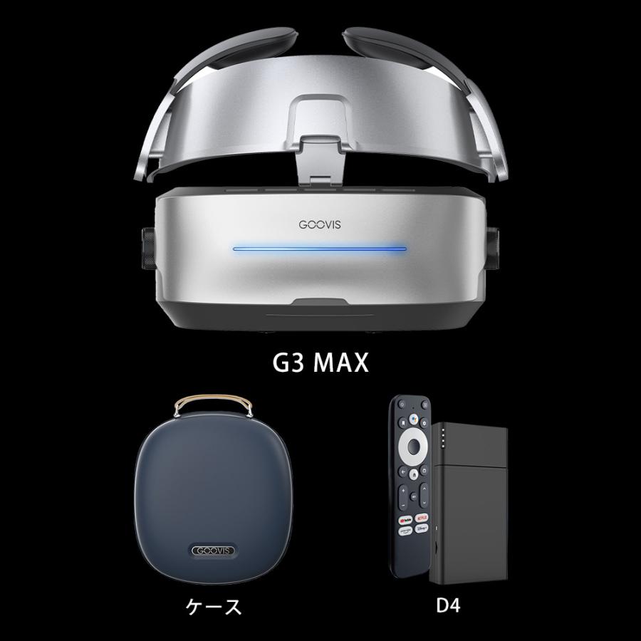 GOOVIS G3 Max プレミアムセット(G3本体＋D4＋専用ケース) HMD