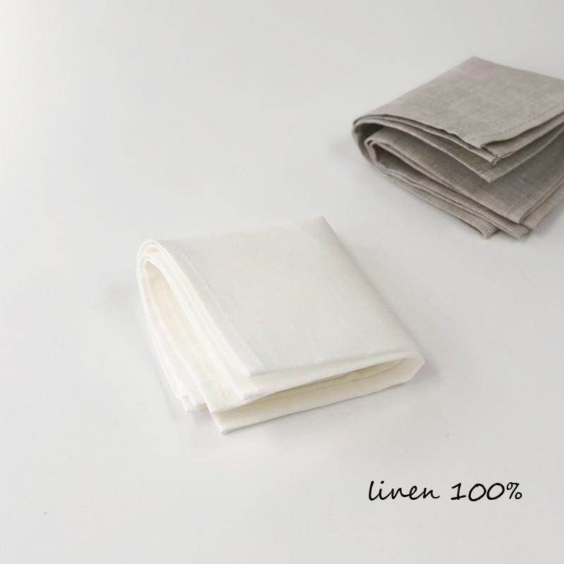 リネン ハンカチ 無地 刺繍用にも最適 ホワイト ベラルーシ製 シンプル Cya01 000 ガーゼとリネン オブラブovlov 通販 Yahoo ショッピング