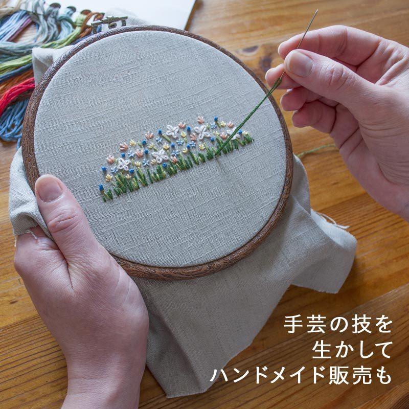 リネン ハンカチ　無地 100枚セット 刺繍用にも最適 ホワイト シンプル｜ovlov｜03