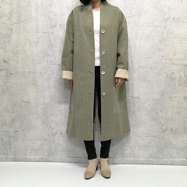 ツートーンカラーレスロングコート ダークグレー コート ロングコート アウターレディース コート アウターコート コート レディース 冬服 宅配便 Aw 001 1274 Dgr Ovovo オーヴォ 通販 Yahoo ショッピング