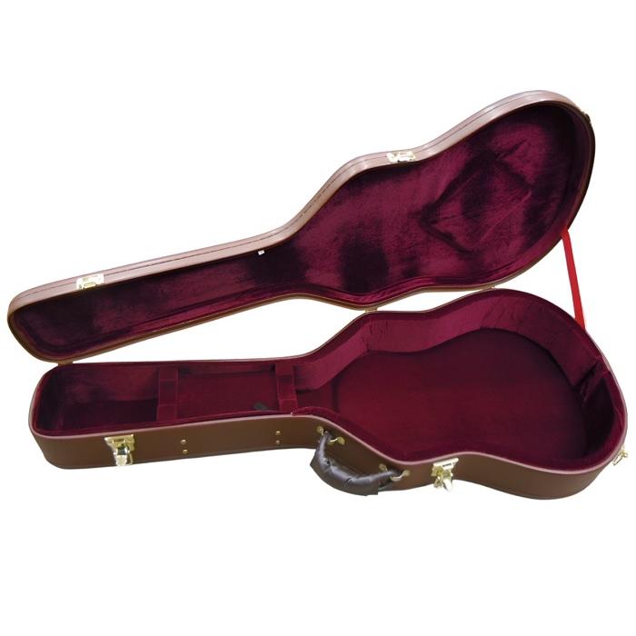 ギターケース 【新品アウトレット価格】ブラウンレザー クラシック