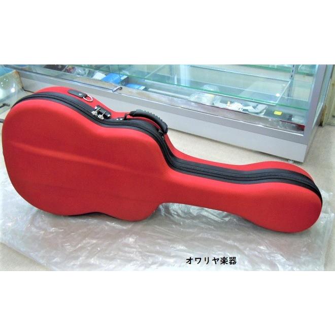 ギターケース クラシックギター フラメンコギター用 レッド : おかげ様
