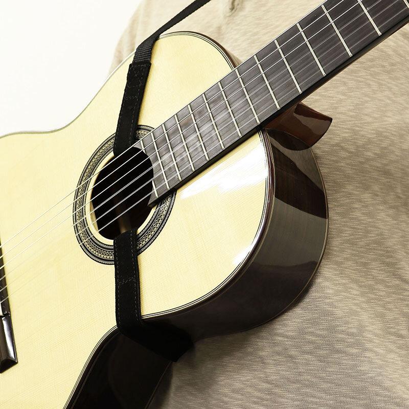 Luthier ギターストラップ 黒 クラシックギター フラメンコギター
