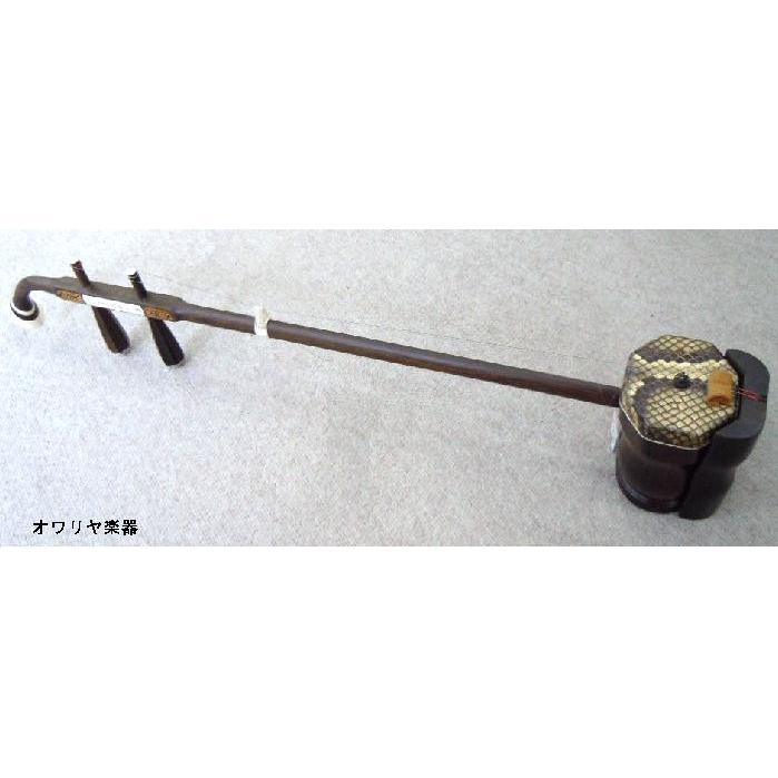 二胡 扁八角紫檀 二胡製作師 萬其興名品二胡【二胡・ケース・弓・松脂 