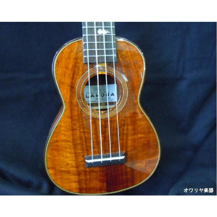 ウクレレソプラノ 5Aランクハワイ産コア総単板 ハミングボード ハード