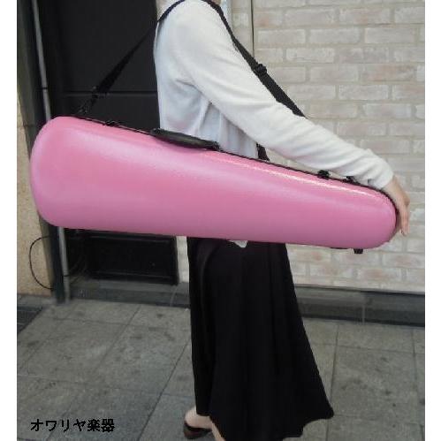 バイオリンケース 桜ピンク色 グラスファイバー4/4サイズ【リュック