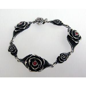 バラ・Queen　Roseブレスレット・ジルコン