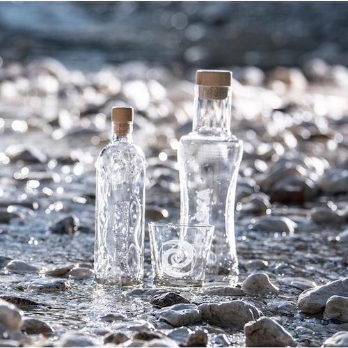 フラスカ 広口ボトル ジオメトリック 幾何学 500ml