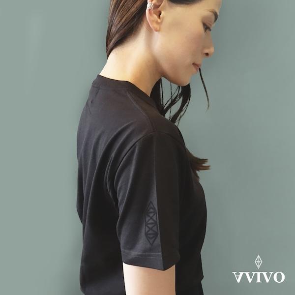 Tシャツ センタライズ [オーガニック スミクロ ] / ( 男女兼用 Sサイズ ) センタライズ オーガニック スミクロ Tシャツ 男女兼用 Sサイズ : 元気