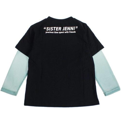 40%OFF SALE セール シスタージェニィ 子供服 長袖Ｔシャツ 130-160cm SISTER JENNI メッシュレイヤード袖BIGロンＴ 2023SS 春夏 メール便OK シスタージェニー｜owl-owl｜03