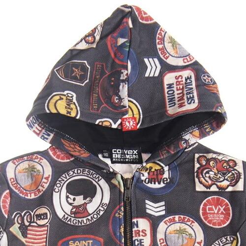 40%OFFセール SALE CONVEX コンベックス 110-160cm 総柄BIG ZIP 