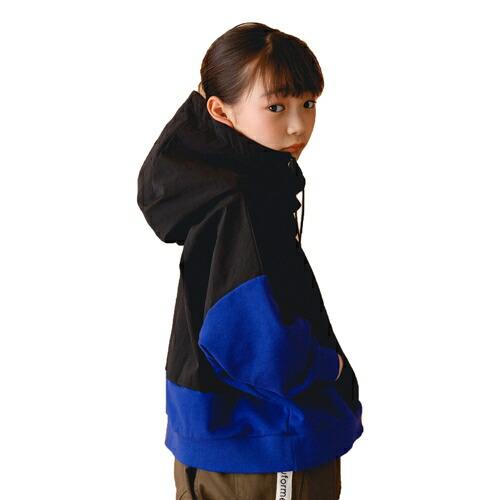 50%OFFセール SALE nunuforme ヌヌフォルム 115-145 ミックスパーカー  