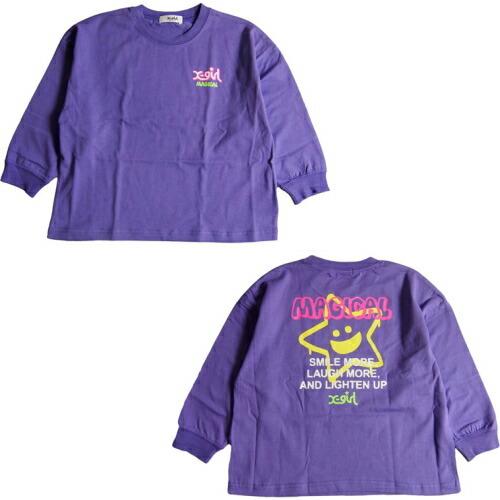 33 Off Sale セール X Girl Stages エックスガールステージス 80 140cm ペイントキラッキーグラフィック長袖tシャツ パープル メール便ok ロンt Xgirl 子供服 60 子ども服のowlヤフー店 通販 Yahoo ショッピング