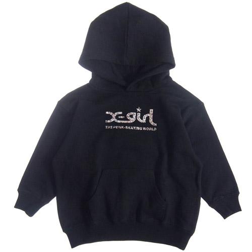 セール X-GIRL STAGES エックスガールステージス 90-140 ロゴ プル  