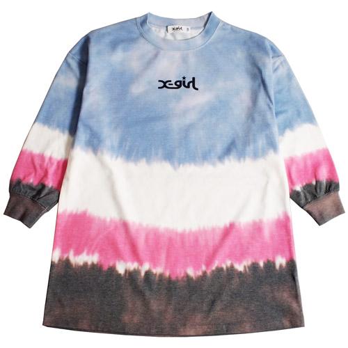 セール X-GIRL STAGES エックスガールステージス 90-140cm タイダイ  
