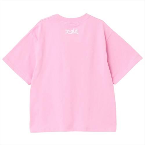X-girl Stages（エックスガールステージス） ミルズロゴ半袖Tシャツ