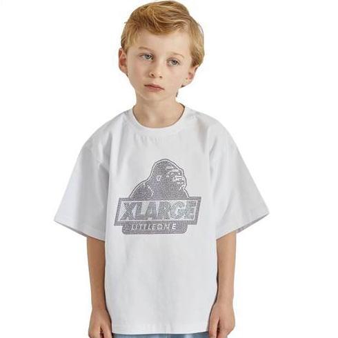 XLARGE KIDS（エクストララージ キッズ） ラインストーンOG 半袖T