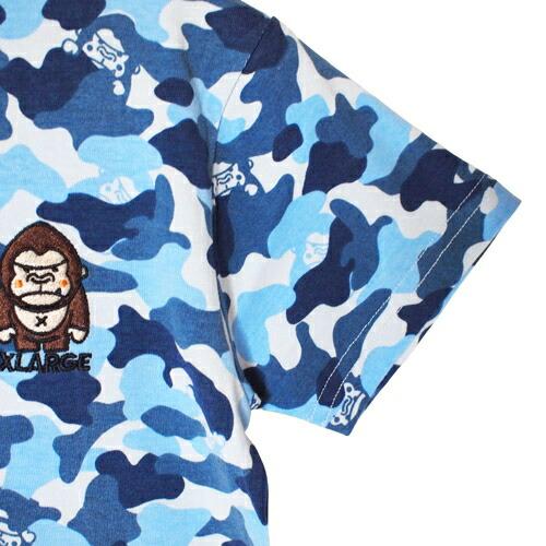 XLARGE KIDS（エクストララージキッズ） ファニーゴリラカモ総柄 半袖T 新品エクストララージキッズファニー総柄