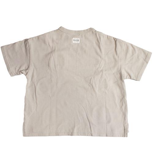 ニコフラート 子ども服 半袖Ｔシャツ 90cm-140cm nicohrat おばけＴシャツ グレー 2024春夏 メール便OK 90cm/100cm/110cm/120cm/130cm/140cm 子供服 ベビー服｜owl-owl｜04