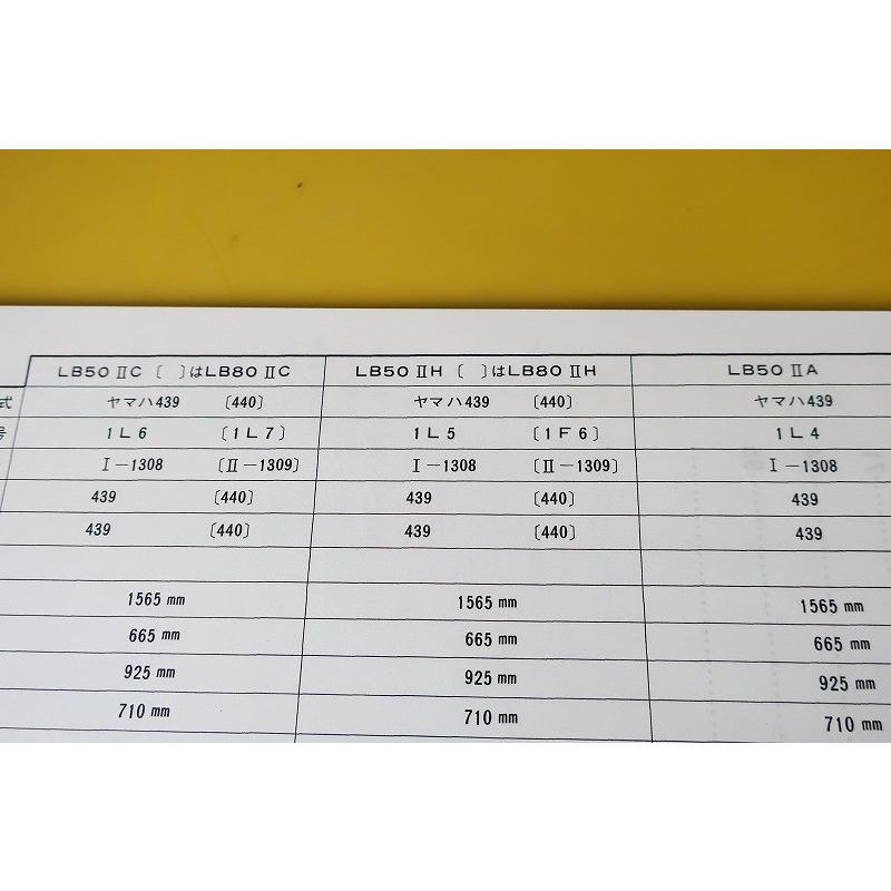 新品即決！チャッピー50/80/サービスマニュアル/LB50IIA/IIC/IIH/1L4