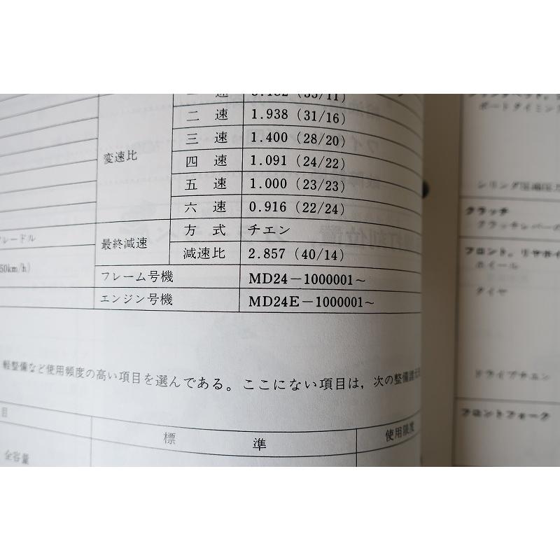 ホンダ　サービスマニュアル　CRM250R ホンダ CRM250R サービスマニュアル 正規 中古 バイク 整備書