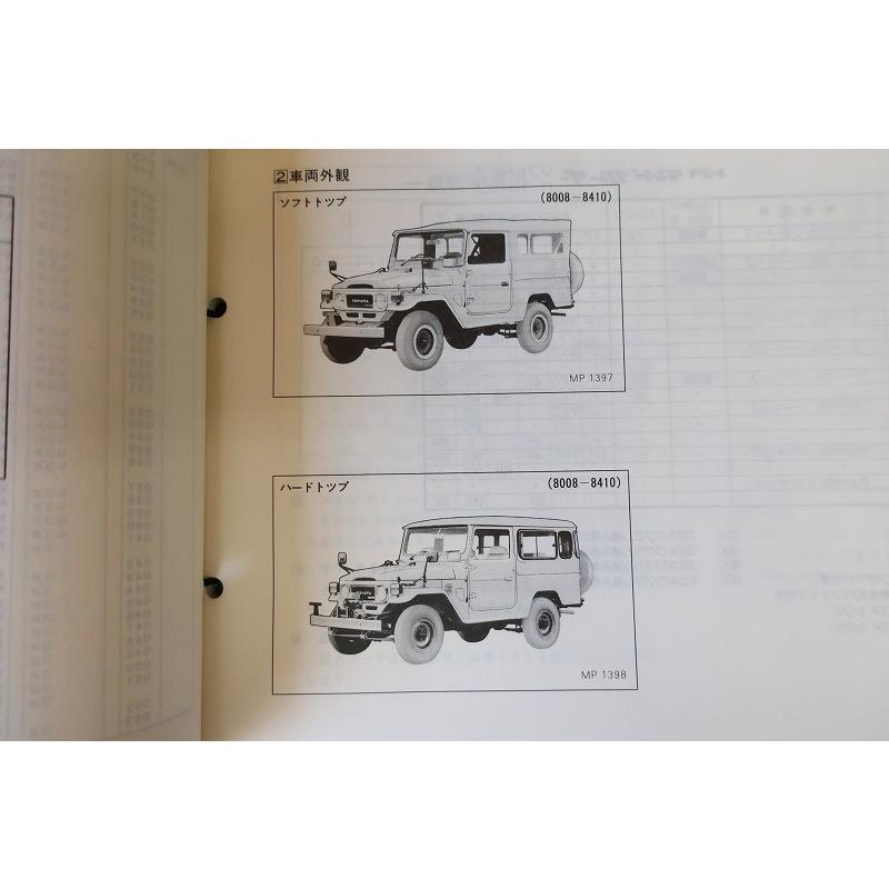 即決！ランドクルーザー//パーツリスト/BJ41/BJ44/BJ42/BJ46