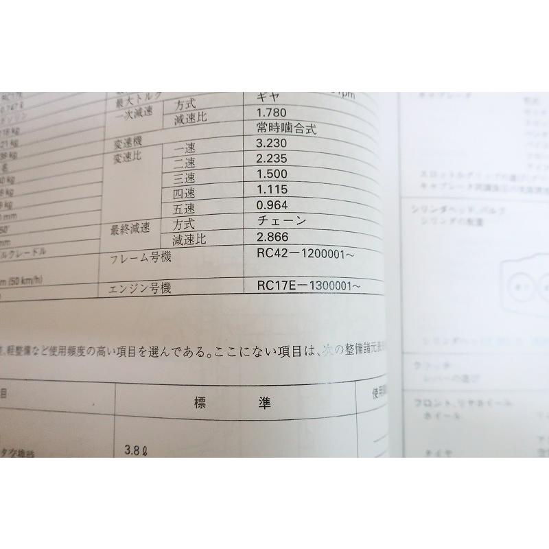 即決！CB750L/免許教習車/サービスマニュアル補足版/資料/RC42-120