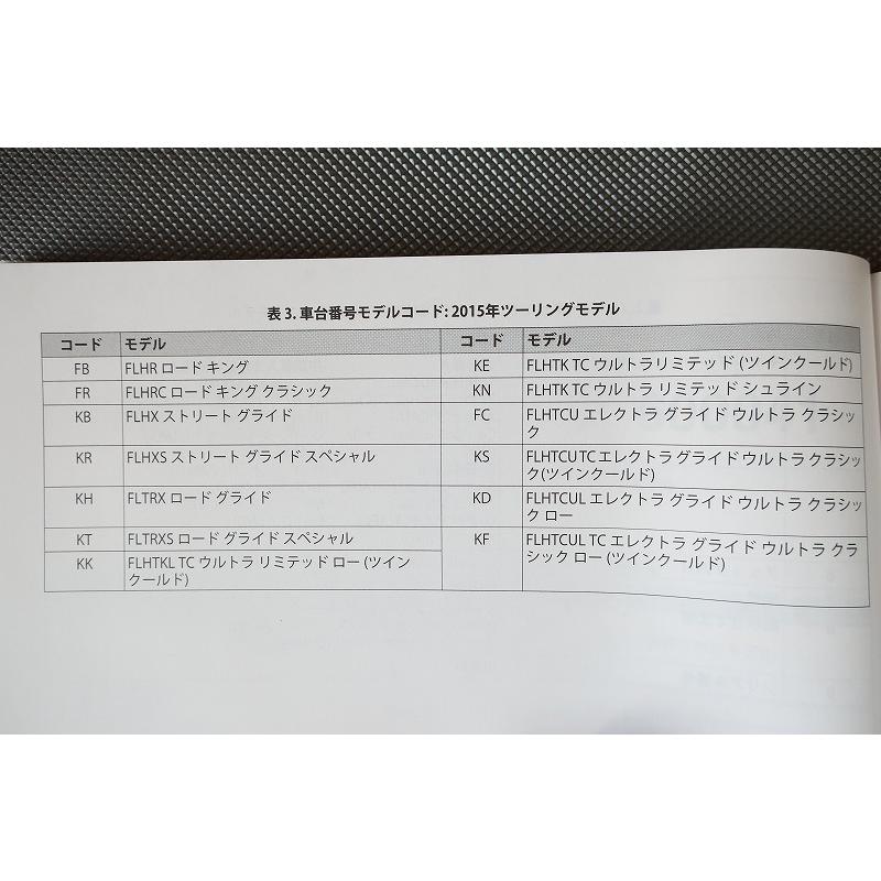 即決！ハーレー/ツーリング/取扱説明書/2015年/ロードキング