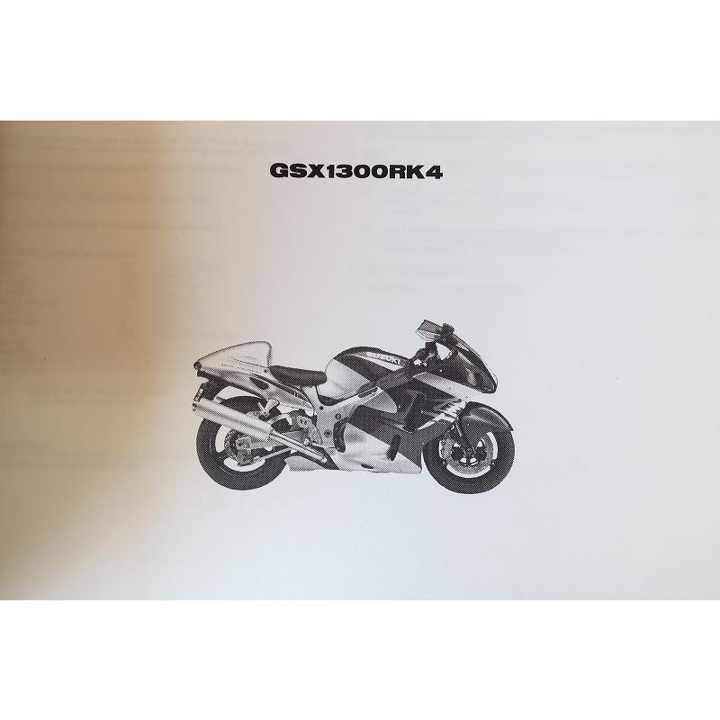 即決！GSX13000Rハヤブサ/1版/パーツリスト/GSX1300RK4/GW71A/隼