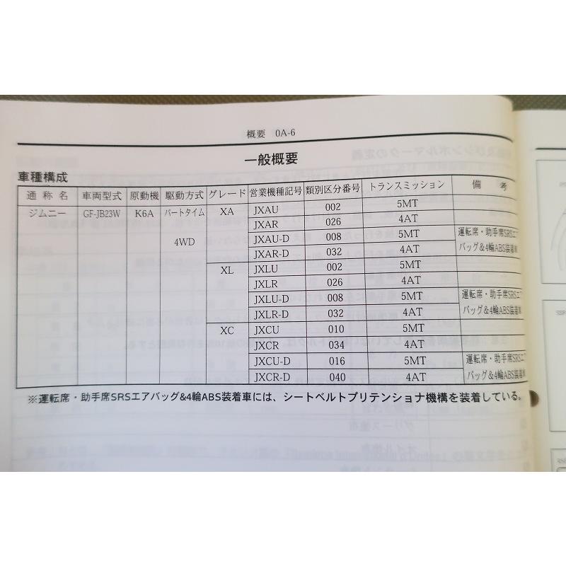 即決！ジムニー/サービスマニュアル/整備/JB23W/jimny/検索(オーナーズ 