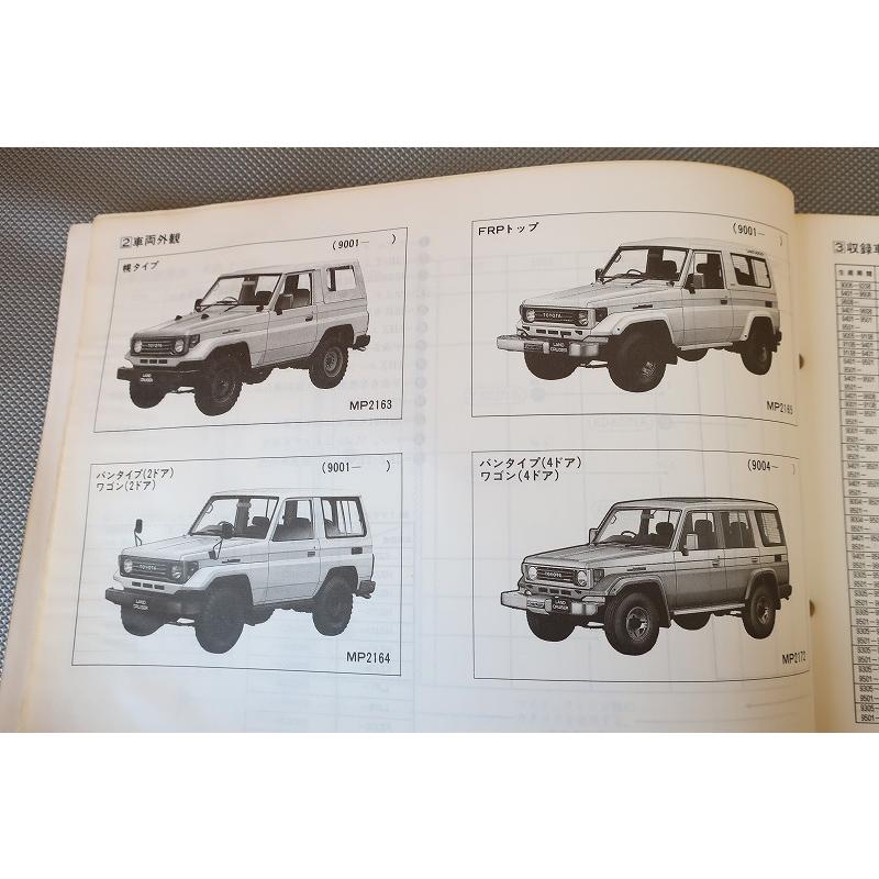 即！ランドクルーザー/パーツリスト/FJ75 HZJ70 HZJ73 HZJ75 HZJ77