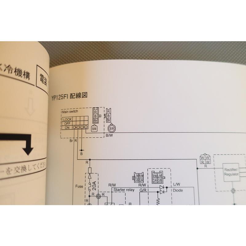 新品即決！マジェスティ125//サービスマニュアル/YP125FI/5CA/5CA9