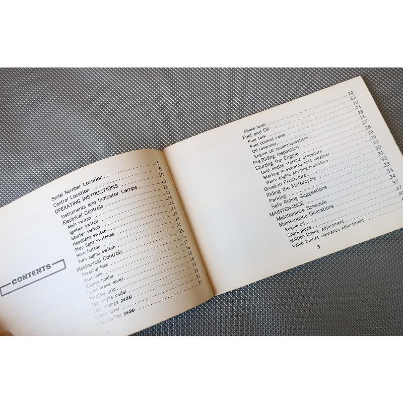 即決！CB500/取扱説明書/CB500FOUR/フォア/英語版/配線図有(検索
