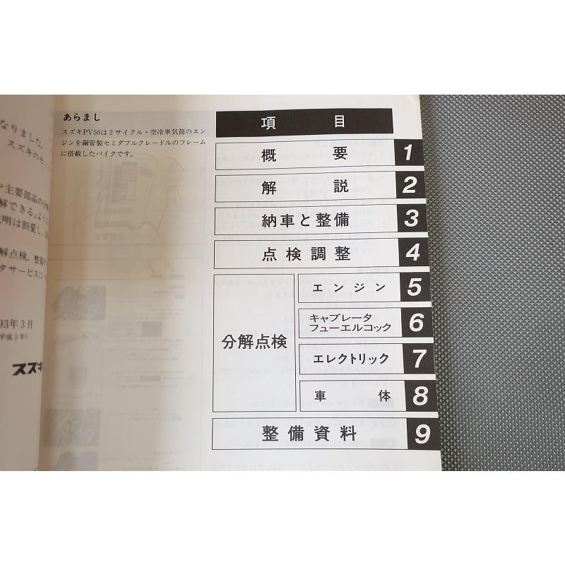 即決！PV50/サービスマニュアル/PV50P/NA12A/検索(オーナーズ・取扱説明書・カスタム・レストア・メンテナンス・EPO/エポ)175