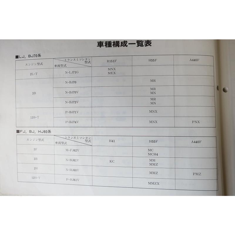 トヨタ　ランドクルーザー　70、60修理書 整備書 トヨタランドクルーザー 修理書サービスマニュアル