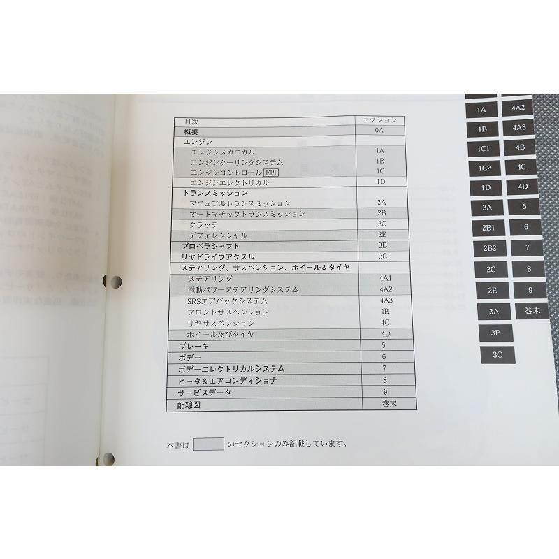 即決！カプチーノ/サービスマニュアル/追補No.2/配線図/EA21R/エンジン