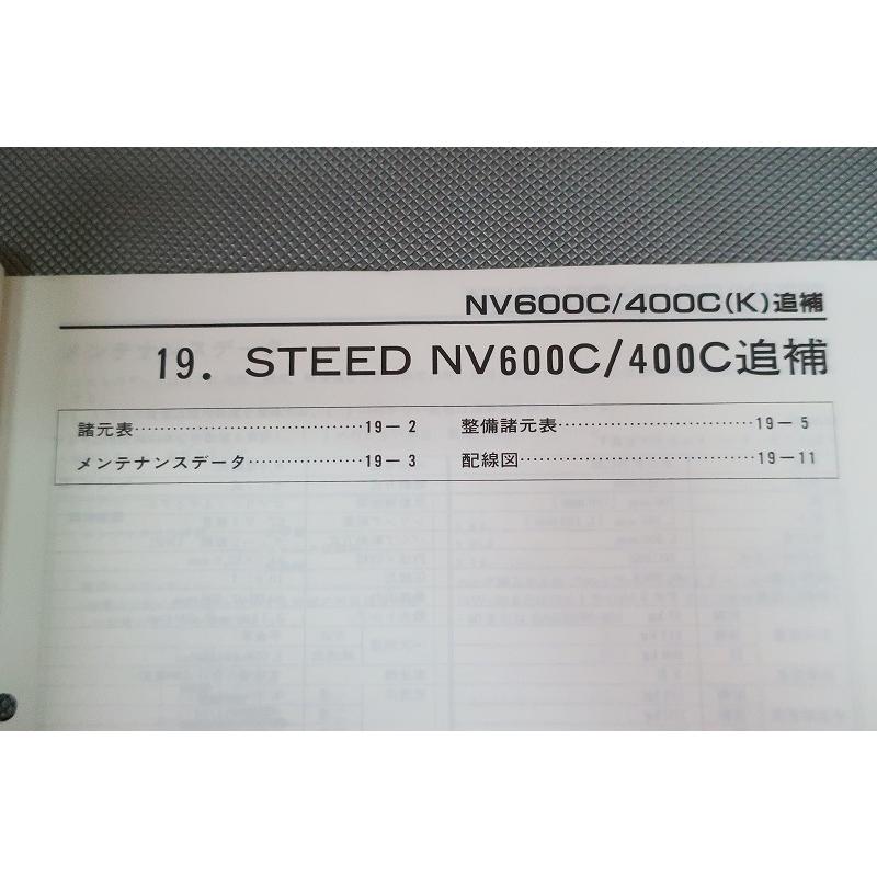 即決！スティード400/600/サービスマニュアル補足版/NV400C/NV600C