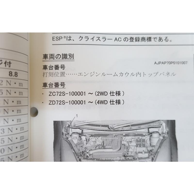 即決！スイフト/サービスマニュアル/整備/極厚/ZC72S/ZD72S/SWIFT