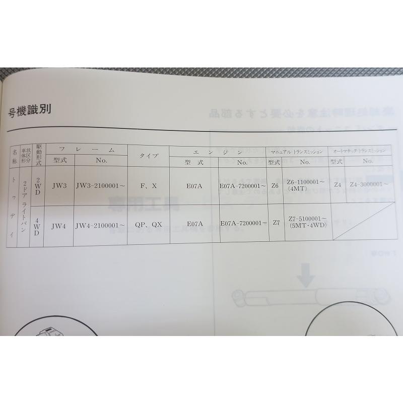即決！today PRO/humming トゥディ プロ/ハミング/サービスマニュアル