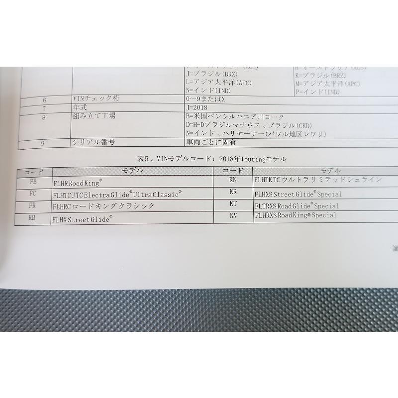 ハーレー/ツーリング/2018/取扱説明書/ストリートグライド/ウルトラ(検索：カスタム/ロードグライド/ロードキング/サービスマニュアル/ロー_1