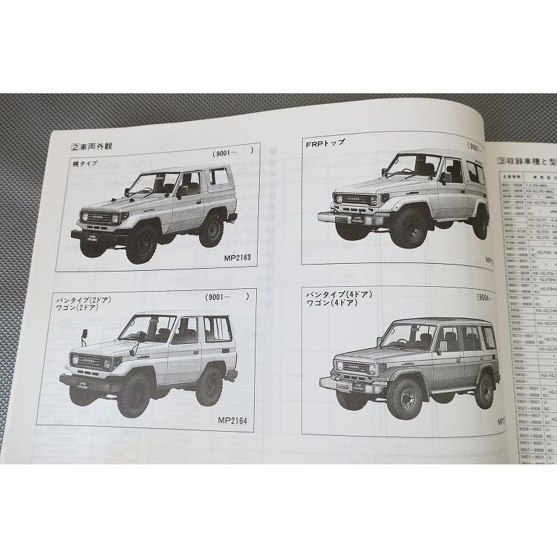 即決！ランドクルーザー/パーツリスト/FJ75/HZJ70/73/75/77/74/76/79